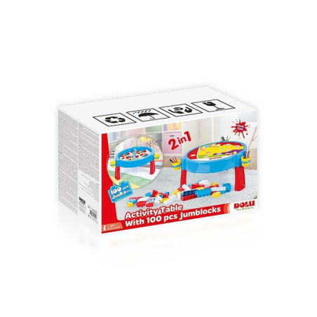 Dolu Activity Table With 100 Jumblocks