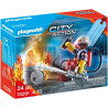 Playmobil Starter Fire Rescue Gift Set With Firefighter 70291