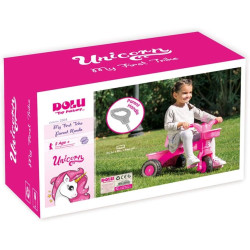 Dolu My First Unicorn Trike 3 Wheeler With Parent Handle