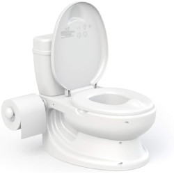 Dolu – Educational Potty – Realistic White Training Toilet For Toddlers Ages 18 Months And Over