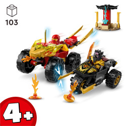 Lego Ninjago Kai And Ras's Car And Bike Battle 71789