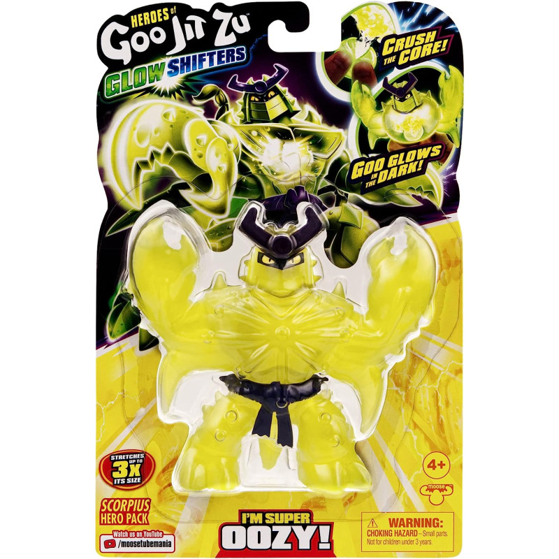 Heroes Of Goo Jit Zu Glow Shifters Hero Pack. Super Oozy Scorpius Hero Pack
