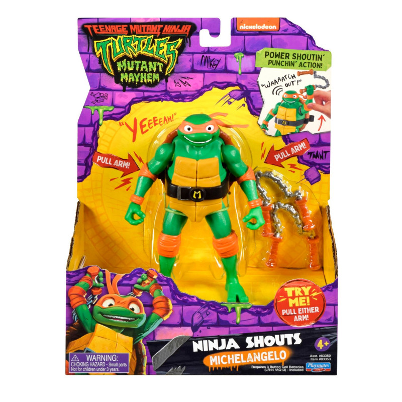 Teenage Mutant Ninja Turtles Movie Ninja Shouts - Michelangelo