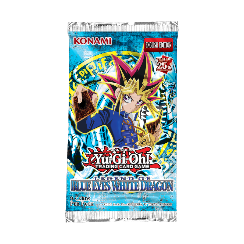 Yu-Gi-Oh! Tcg - 25th Anniversary Edition: Legend Of Blue Eyes White Dragon Booster Pack Yu-Gi-Oh! Tcg - 25th Anniversary Edition: Legend Of Blue Eyes White Dragon Booster Pack