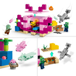 Lego Minecraft The Axolotl House 21247