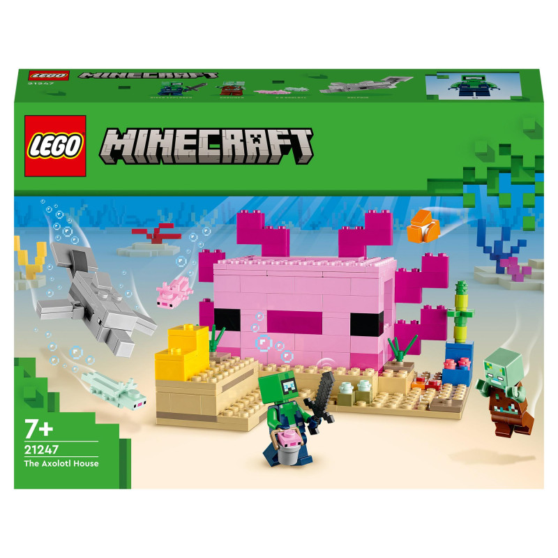 Lego Minecraft The Axolotl House 21247