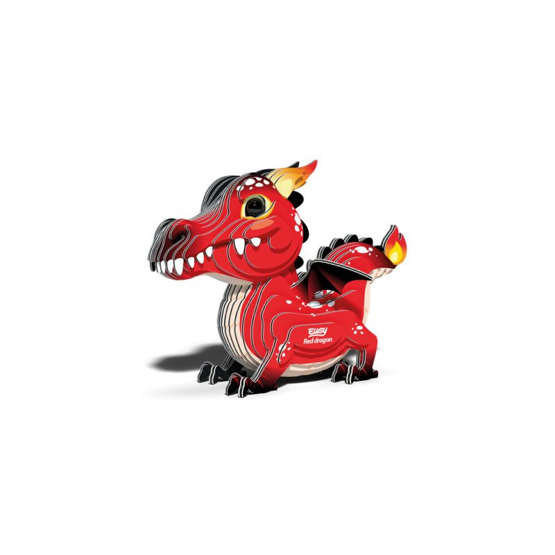 Eugy Build Your Own 3d Models Red Dragon