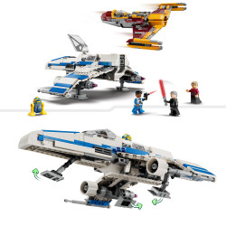 Lego Star Wars New Republic E-Wing Vs. Shin Hati’s Starfighter 75364