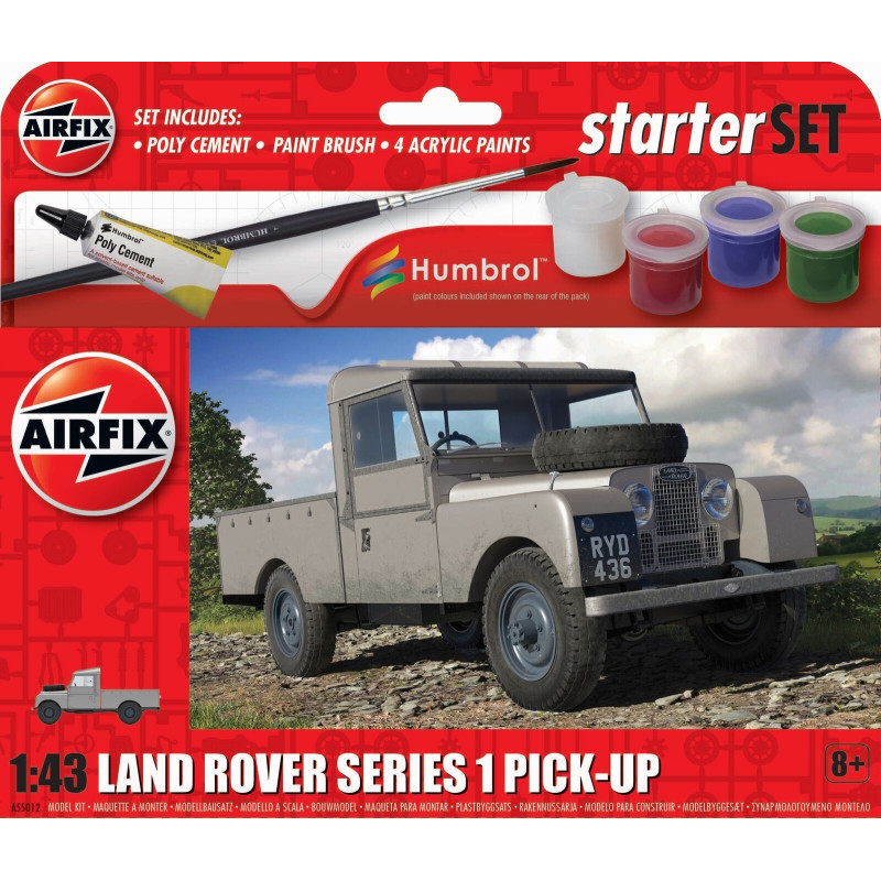 Airfix A55012 Starter Set - Land Rover Series 1 Pick-Up Airfix A55012 Starter Set - Land Rover Series 1 Pick-Up