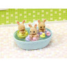 Milk Rabbit Triplets Baby Bathtime Set 5707