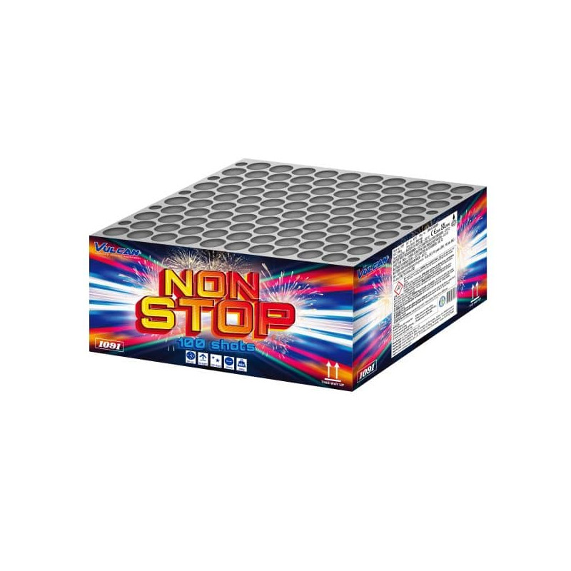 Vulcan Fireworks Nonstop 100s Pyromould Cake