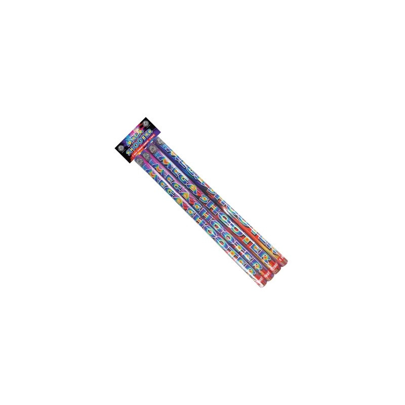 Mega Shooter 5 Shot Roman Candle 4 Pack