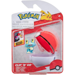 Pokemon Clip 'N' Go - Froakie And Poke Ball