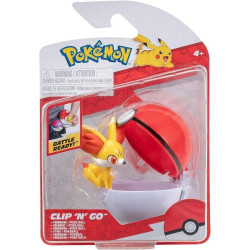 Pokemon Clip 'N' Go - Fennekin And Poke Ball