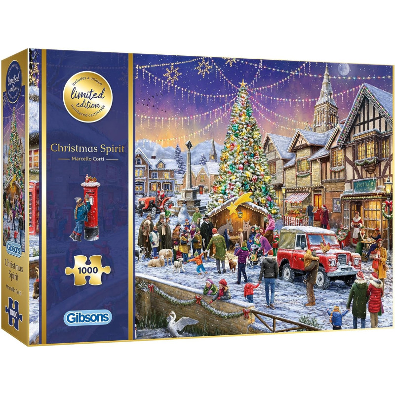 Christmas Spirit 2023 Limited Edition 1000 Piece Jigsaw Puzzle Christmas Spirit 2023 Limited Edition 1000 Piece Jigsaw Puzzle