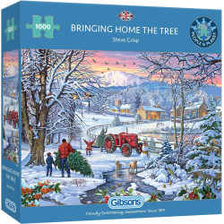 Gibsons Bringing Home The Tree 1000 Piece Jigsaw Puzzle