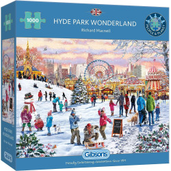 Gibsons Hyde Park Winter Wonderland 1000 Piece Jigsaw Puzzle