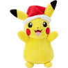 Pokemon 8" Holiday Pikachu Santa Hat Plush
