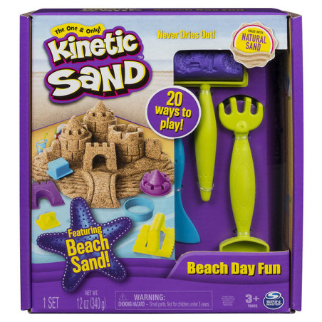 Kinetic Sand 6037424 Beach Day Fun Set
