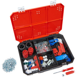 Meccano Maker’s Toolbox, 437-Piece Intermediate Steam Model-Building Kit