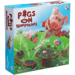 Pigs On Trampolines Action Game