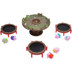 Pigs On Trampolines Action Game