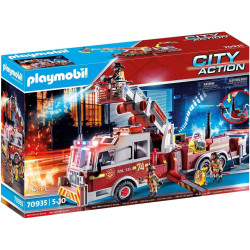 Playmobil Fire Engine With Tower Ladder 70935