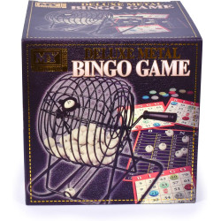 M.Y Deluxe Bingo Game - Complete With Bingo Balls Dispenser Bingo Cards