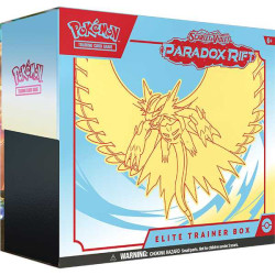 Pokémon Tcg: Scarlet & Violet 4 - Paradox Rift - Elite Trainer Box Raoring Moon (Yellow Blue)
