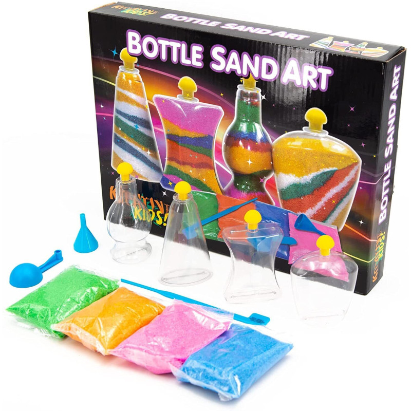 Kreative Kids Bottle Sand Art Childrens Craft Activity Set Kreative Kids Bottle Sand Art Childrens Craft Activity Set