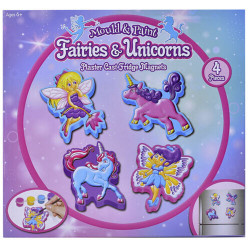 Fairies & Unicorns Mould And Paint Fridge Magnet Making Kit