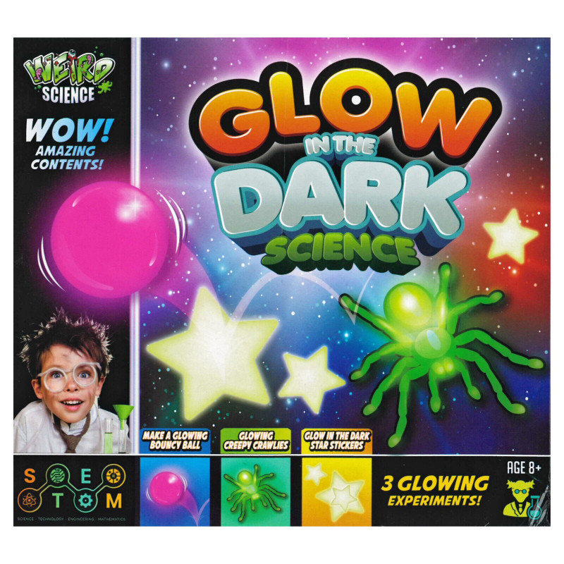 Glow In The Dark Weird Science Set