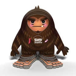 Eugy Build Your Own 3d Models Sasquatch Bigfoot