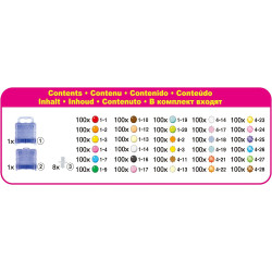 Aquabeads Mega Bead Trunk with 3000 Multicoloured Beads