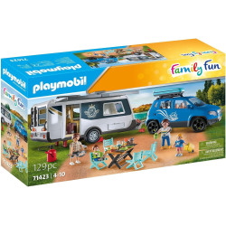 Playmobil 71423 Family Fun Caravan With Car