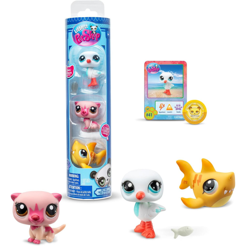 Littlest Pet Shop Bandai Pet Trio Tube Island Vibes