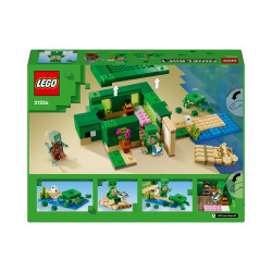 Lego Minecraft The Turtle Beach House With Animal Toys 21254