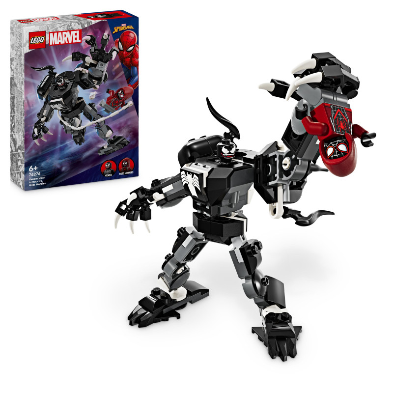 Lego Marvel Venom Mech Armour Vs. Miles Morales Set 76276