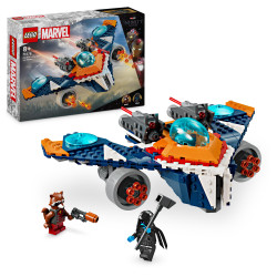 Lego Marvel Rocket’s Warbird Vs. Ronan Building Toy 76278
