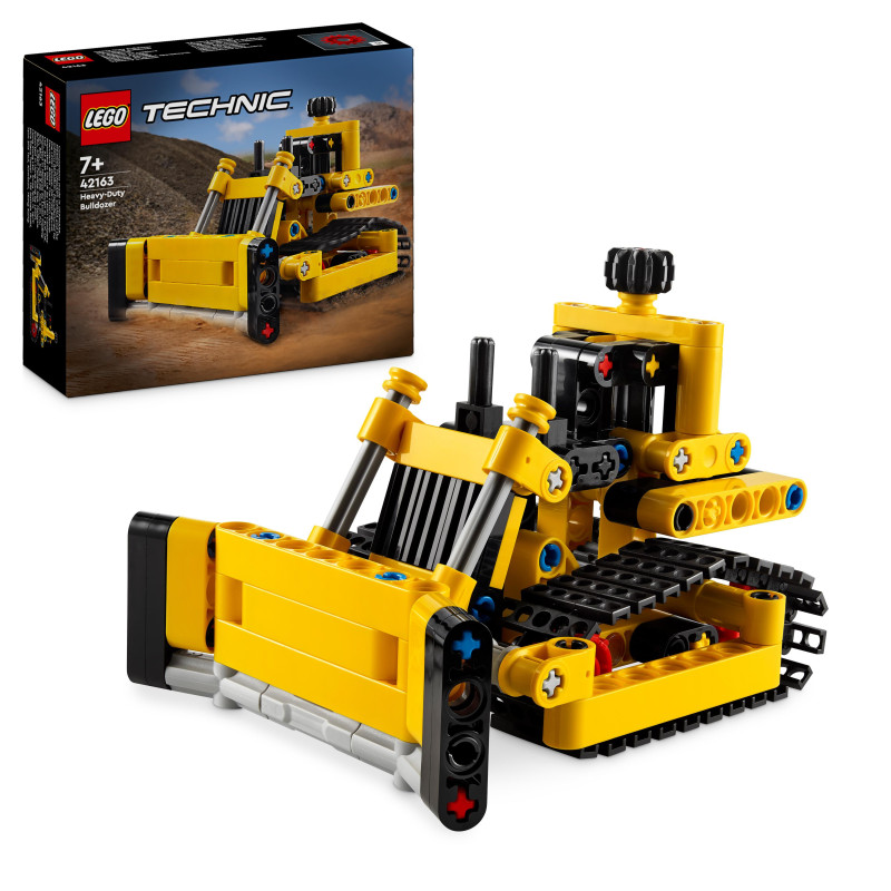 Lego Technic Heavy-Duty Bulldozer Construction Toy 42163