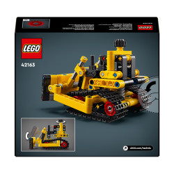 Lego Technic Heavy-Duty Bulldozer Construction Toy 42163