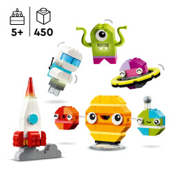 Lego Classic Creative Space Planets With Toy Rocket 11037