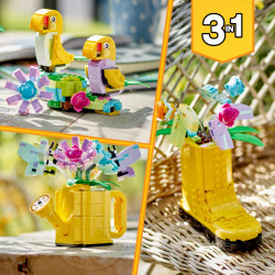 Lego Creator 3in1 Flowers In Watering Can Nature Toys 31149