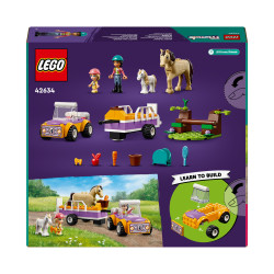Lego Friends Horse And Pony Trailer Animal Toys Set 42634