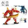 Lego Ninjago Kai’s Elemental Fire Mech Ninja Toy Set 71808