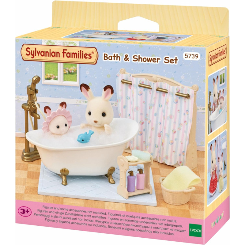 Sylvanian Families - 5739 Bath & Shower Set