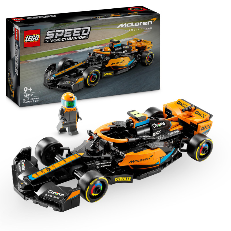 LEGO Speed Champions 2023 McLaren Formula 1 Race Car 76919