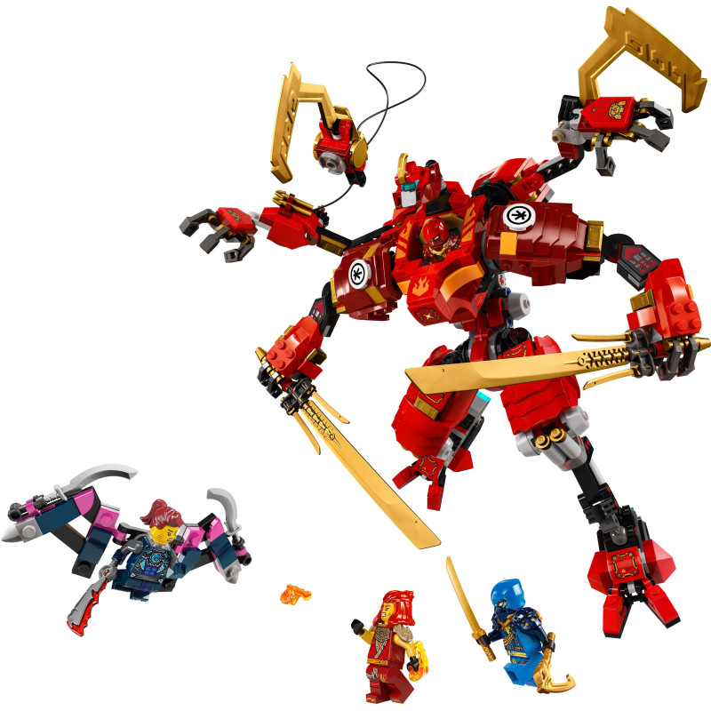 LEGO NINJAGO Kai’s Ninja Climber Mech Action Figure 71812