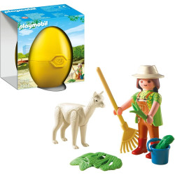 Playmobil 4944 Zookeeper with Alpaca Gift Egg