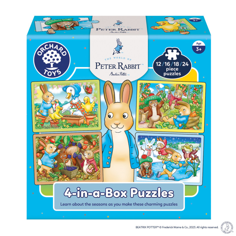 Orchard Toys  Peter Rabbit™ 4-in-a-Box Puzzles